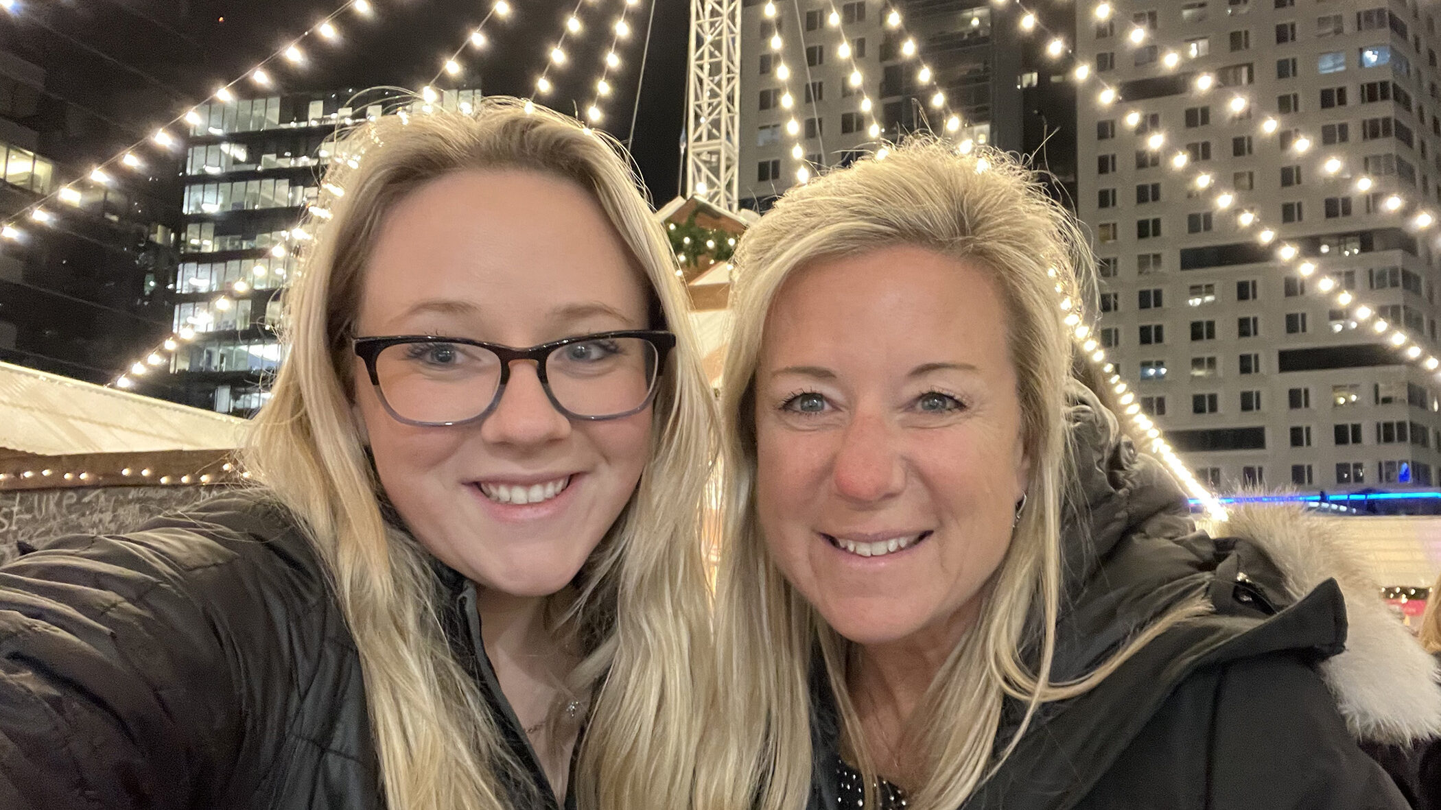 PKU patient and her mom.